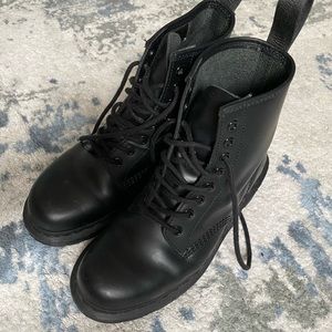 Black Doc Martens Combat Boots